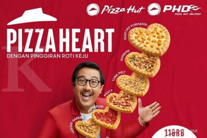 Menu Baru Pizza Hut 1-28 Februari 2022, Ada Pizza Heart si Pizza Berbentuk Hati