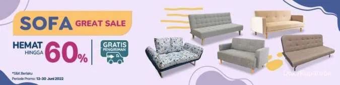 Promo Informa Ruparupa Sofa Great Sale Juni 2022