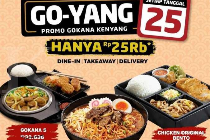 Promo Gokana 25 Januari 2022, Tiap Tanggal 25 Ada Paket Goyang 25 Cuma Rp 25.000