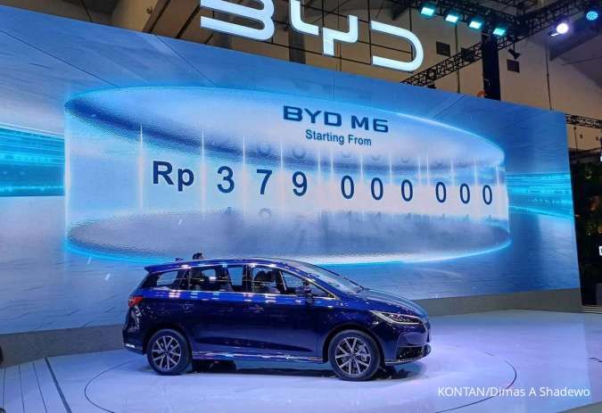 Ini Harga Mobil MPV Listrik BYD M6 di Indonesia