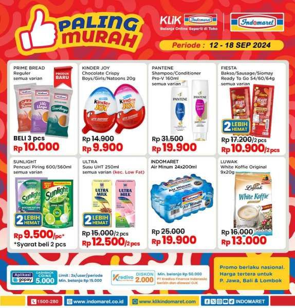 Promo Indomaret Weekend 13-15 September 2024