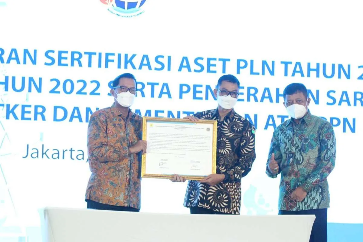 PLN Berhasil Sertifikasi 71.026 Persil Tanah Berkat Dukungan Kementerian ATR/BPN