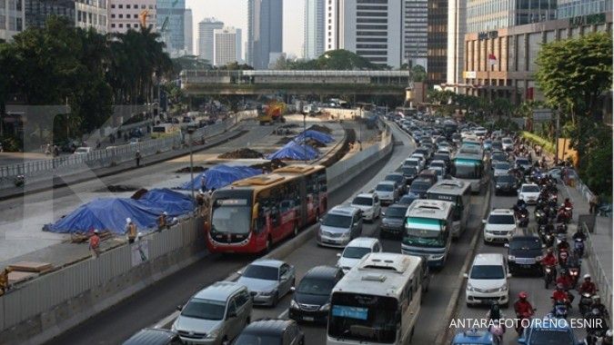 Gara-gara macet, kecelakaan di Jakarta turun tajam