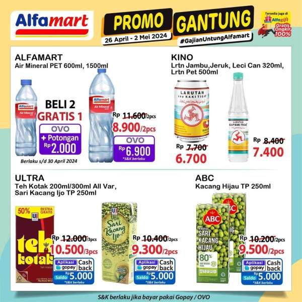 Promo Alfamart Gantung Terbaru 26 April-2 Mei 2024