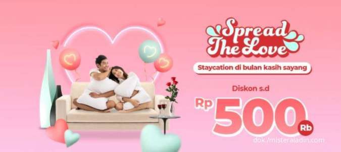 Promo Mister Aladin Spread The Love Hotel, Dapatkan Diskon Hotel Hingga Rp500.000
