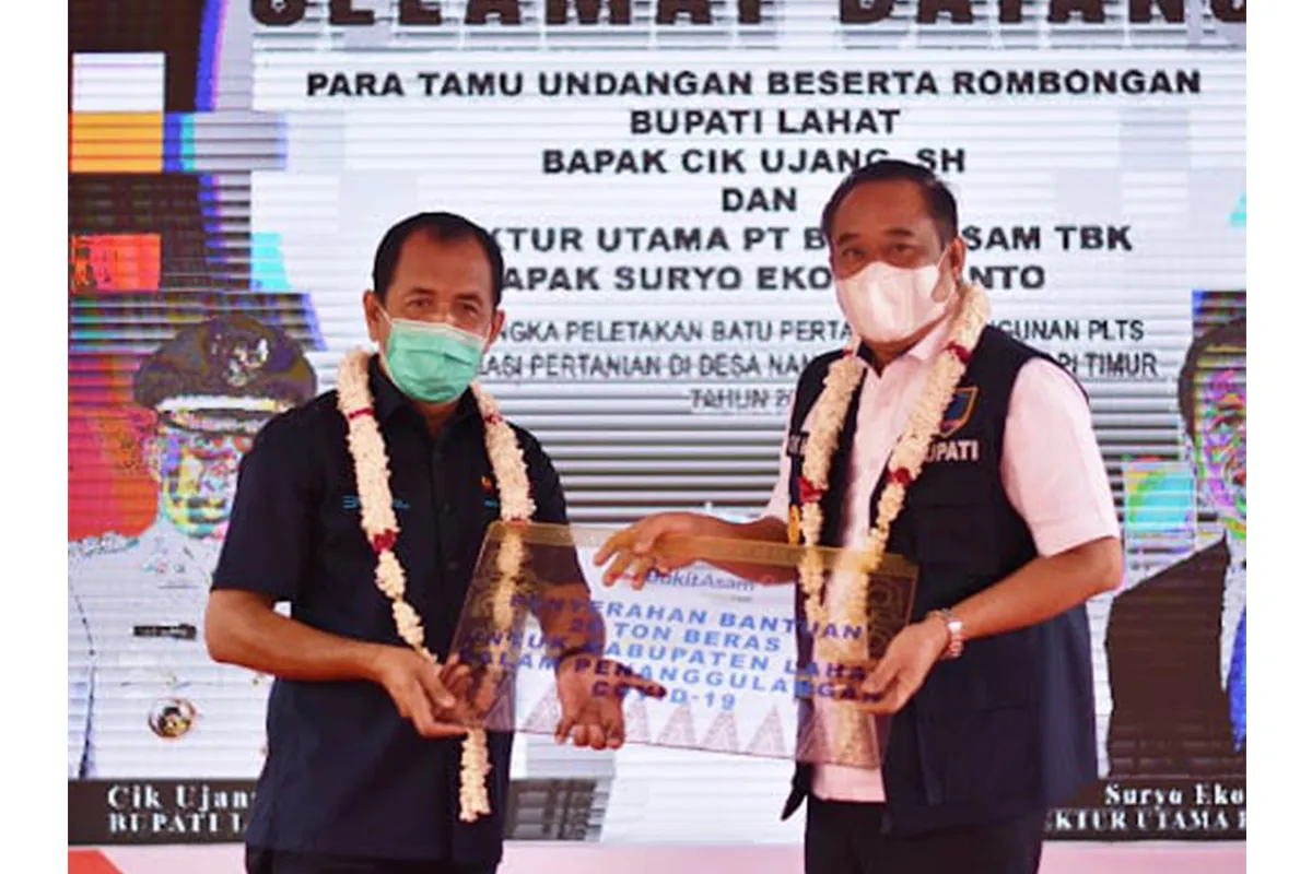 Dari Batik Sampai PLTS Irigasi, Cik Ujang: PTBA Sangat Membantu Pembangunan Lahat 