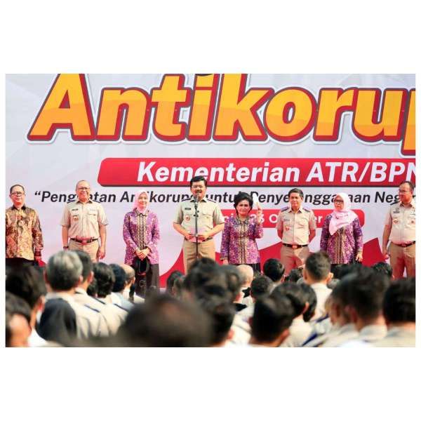 Sebanyak 41.625 Pegawai Kementerian ATR/BPN Deklarasi Antikorupsi
