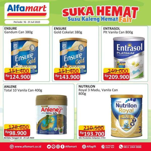 Katalog Harga Promo Alfamart Terbaru 16-31 Juli 2023