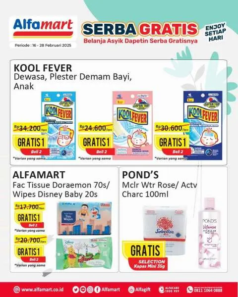 Promo Alfamart Serba Gratis Periode 16-28 Februari 2025