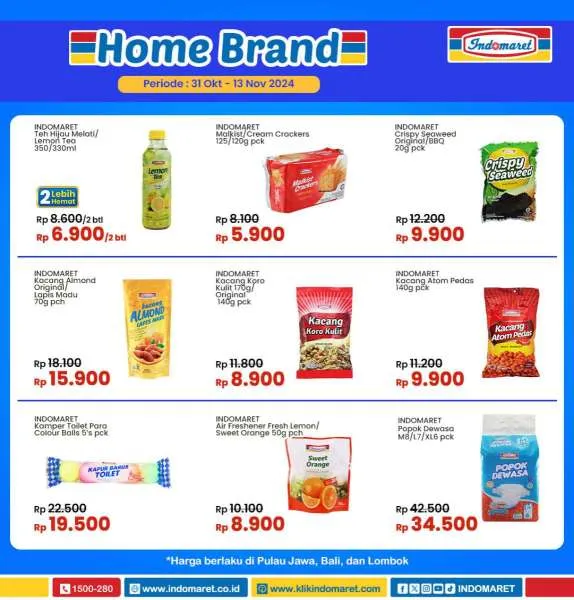 Promo Indomaret Super Hemat Periode 31 Oktober-13 November 2024