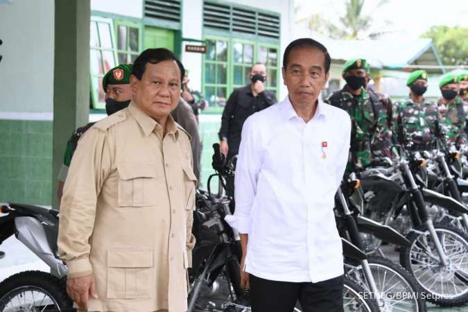 Momen Presiden Jokowi Mendoakan Prabowo Subianto Sukses di Pemilu 2024