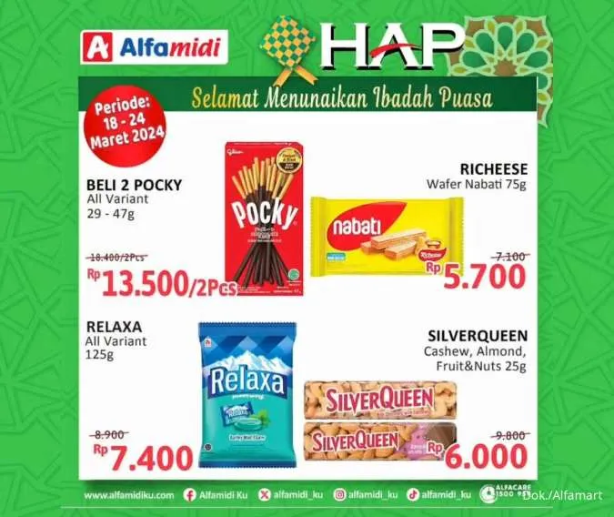 Promo Alfamidi Hemat Satu Pekan Periode 18-24 Maret 2024