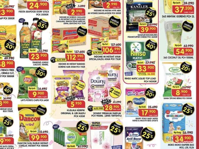 Promo Superindo Weekday 15-18 Desember 2025, Mama Lemon-Wincheez Diskon hingga 50%