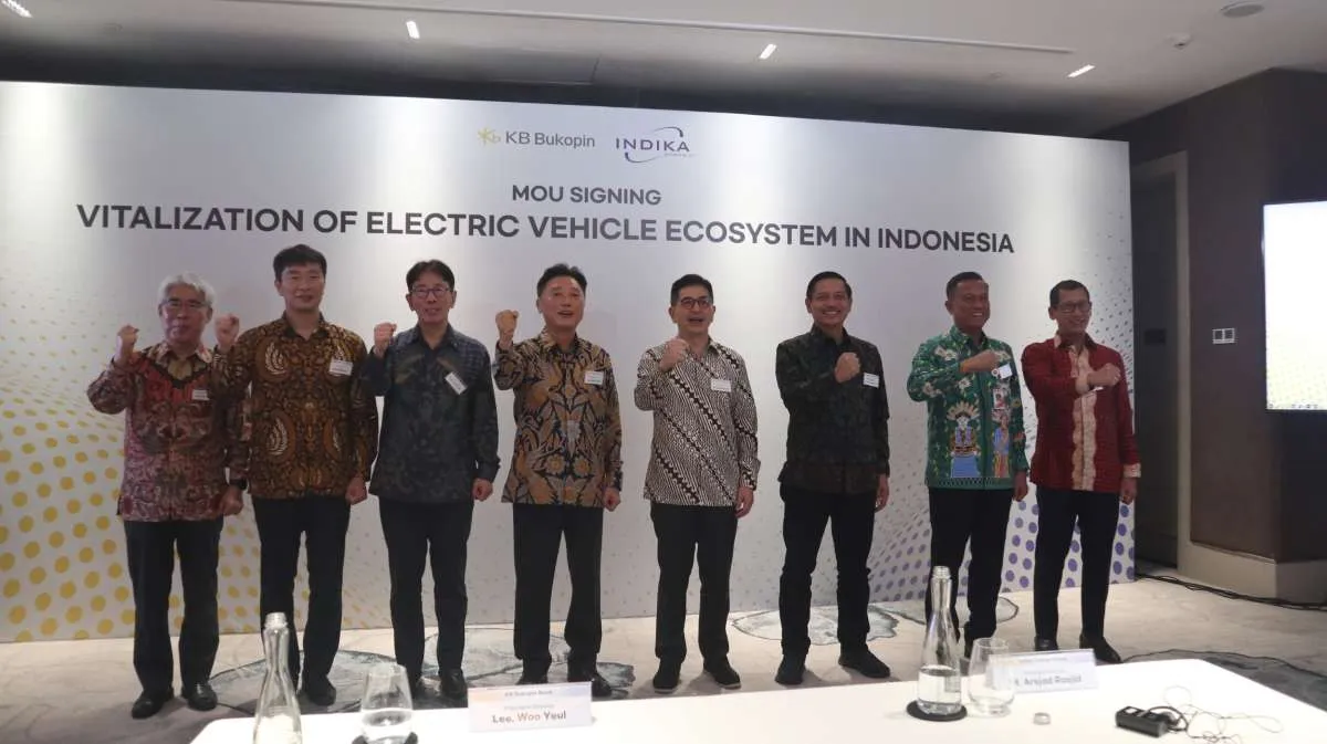 Indika Energy dan KB Bukopin Dukung Akselerasi Ekosistem Kendaraan Listrik Nasional