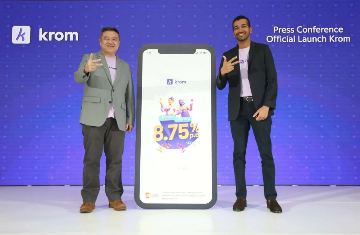 Bank Krom Resmi Meluncurkan Krom Digital Banking  Menyasar Generasi Muda 