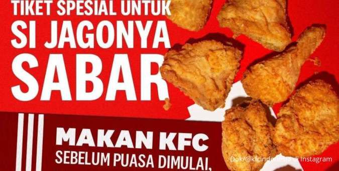 Promo KFC Terbaru 16 Maret 2023, The Best Thursday 7 Potong Ayam Sebelum Ramadhan
