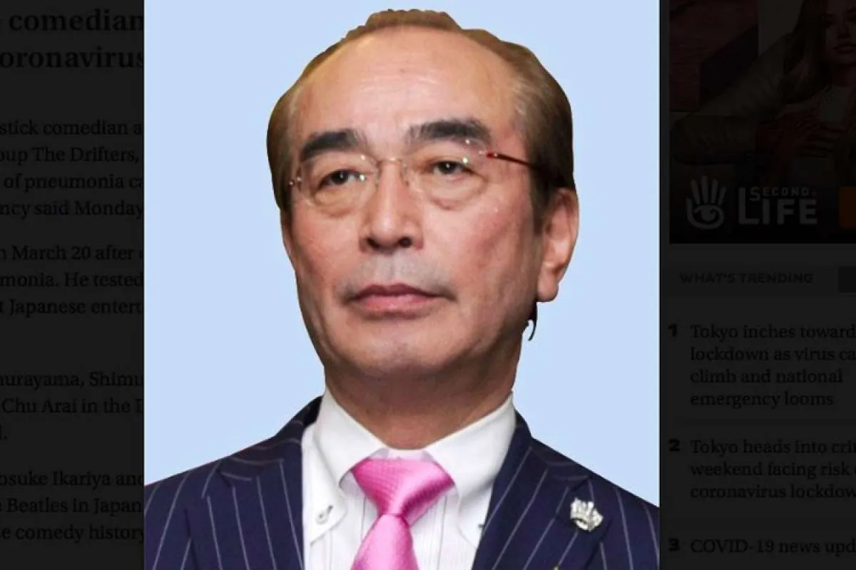 Ken Shimura, komedian Jepang meninggal dunia karena virus corona