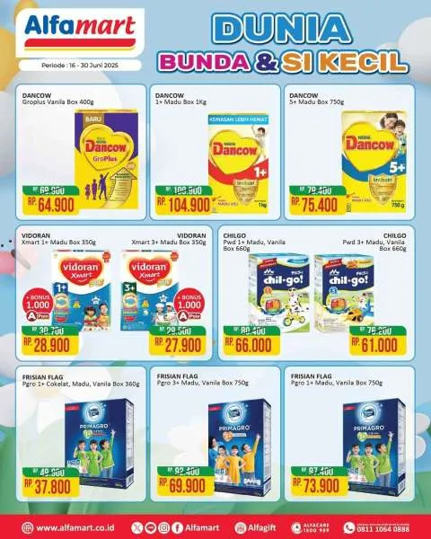 Promo Alfamart Dunia Bunda & Si Kecil Periode 16-30 Juni 2025