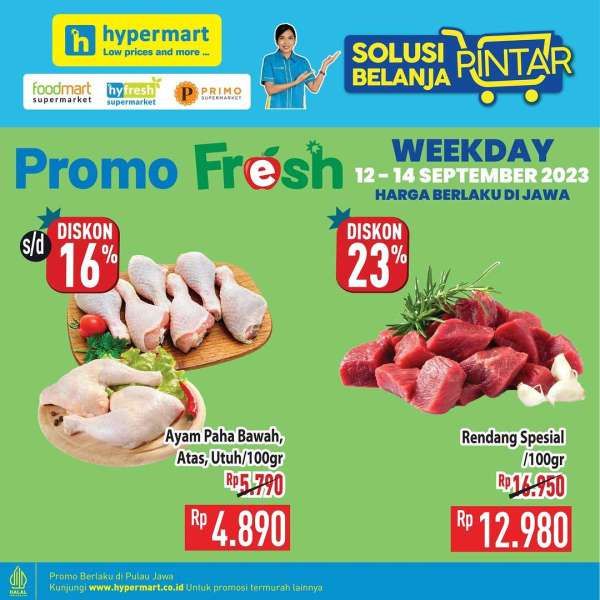  Katalog Promo Hypermart Terbaru 12-14 September 2023, Promo Produk Fresh