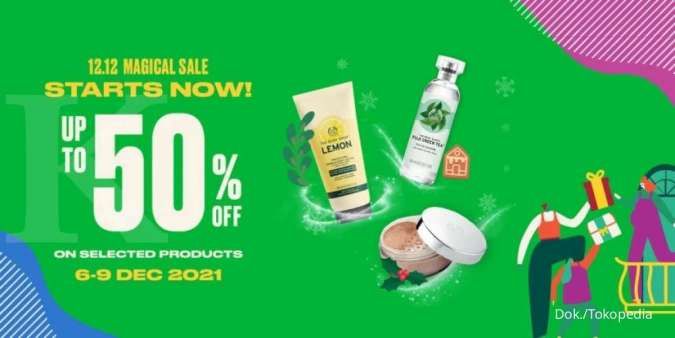 Promo The Body Shop 12.12 Magical Sale, Diskon s/d 50% untuk Berbagai Produk Pilihan