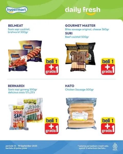 Promo JSM Hypermart Hyper Diskon Weekend Periode 12-15 September 2025
