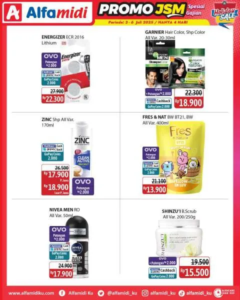 Promo JSM Alfamidi Hanya 4 Hari Periode 3-6 Juli 2025