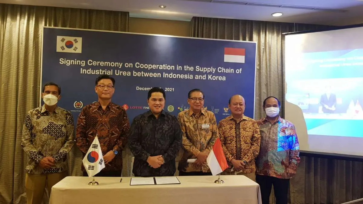 Korea Selatan amankan pasokan urea dari Indonesia untuk 3 tahun ke depan