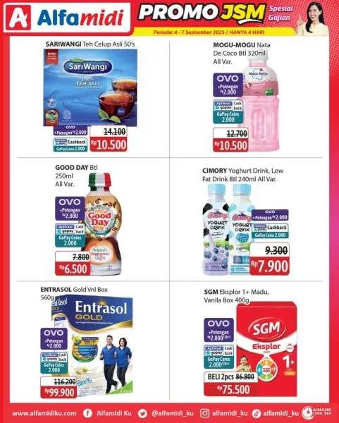 Promo JSM Alfamidi Hanya 4 Hari Periode 4-7 September 2025