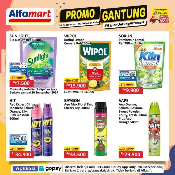 Promo Alfamart Gantung Periode 26 September-2 Oktober 2024