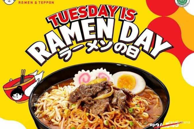 Promo Gokana Hari Ini (6/12/2022), Tuesday is Ramen Day Beli Beef Ramen Rp 29.090