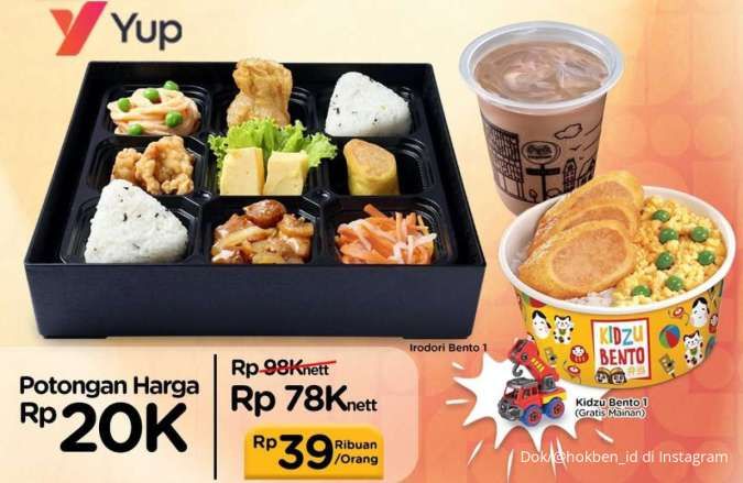 Promo HokBen dan Yup Bulan Juli 2025, Potongan Harga Rp 20.000 Berakhir Besok