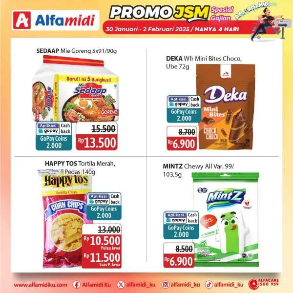 Promo JSM Alfamidi Spesial Gajian Periode 30 Januari-2 Februari 2025