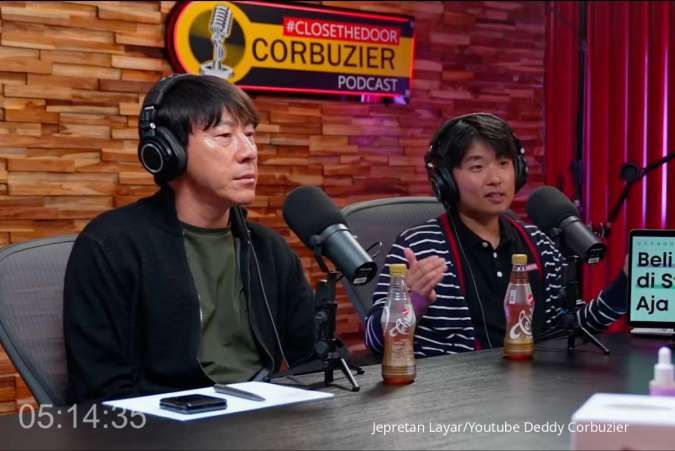 Ini Komentar Shin Tae Yong Terkait Pemain Timnas Indonesia di Podcast Close The Door