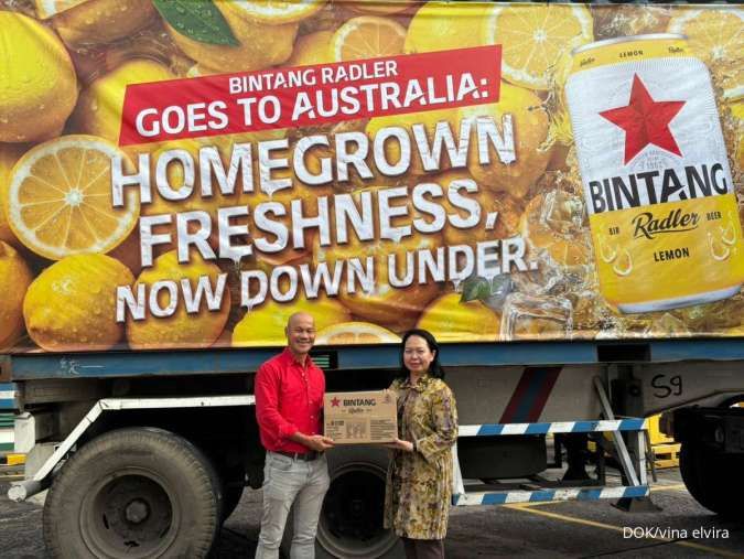Genjot Ekspor, Multi Bintang (MLBI) Kirim 6 Kontainer BINTANG Radler ke Australia