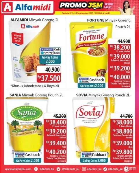 Promo JSM Alfamidi Spesial Gajian Periode 25-28 September 2025