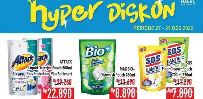 Harga Promo Hypermart Sampai Hari Ini 29 Desember 2022, Hari Terakhir Promo Weekday