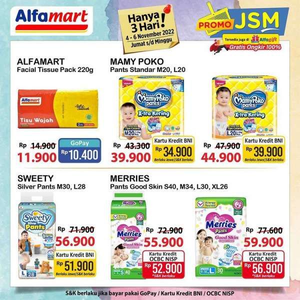 Promo JSM Alfamart 4-6 November 2022