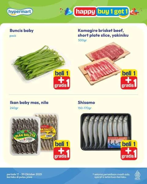 Promo JSM Hypermart Hyper Diskon Weekend Periode 17-20 Oktober 2025