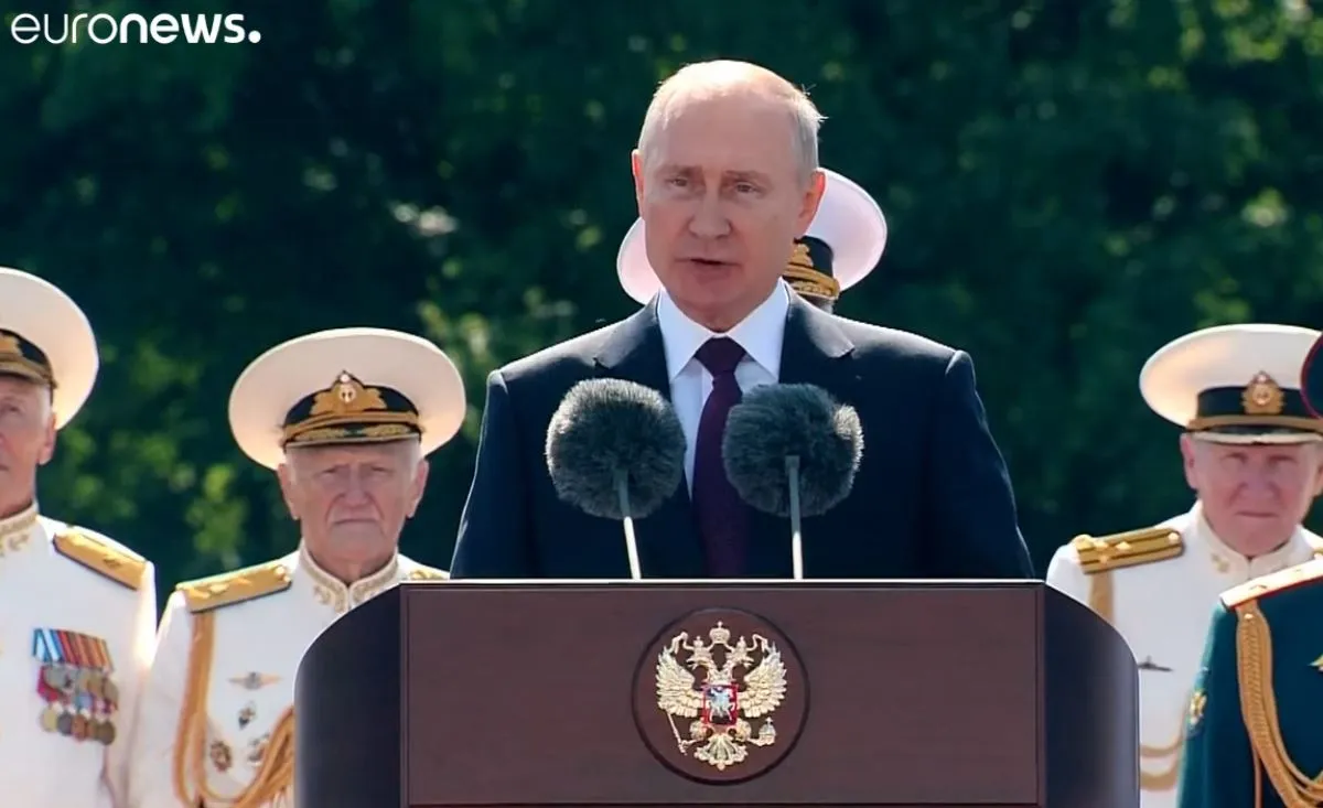 Putin: Angkatan Laut Rusia akan dipersenjatai nuklir hipersonik dan drone bawah laut