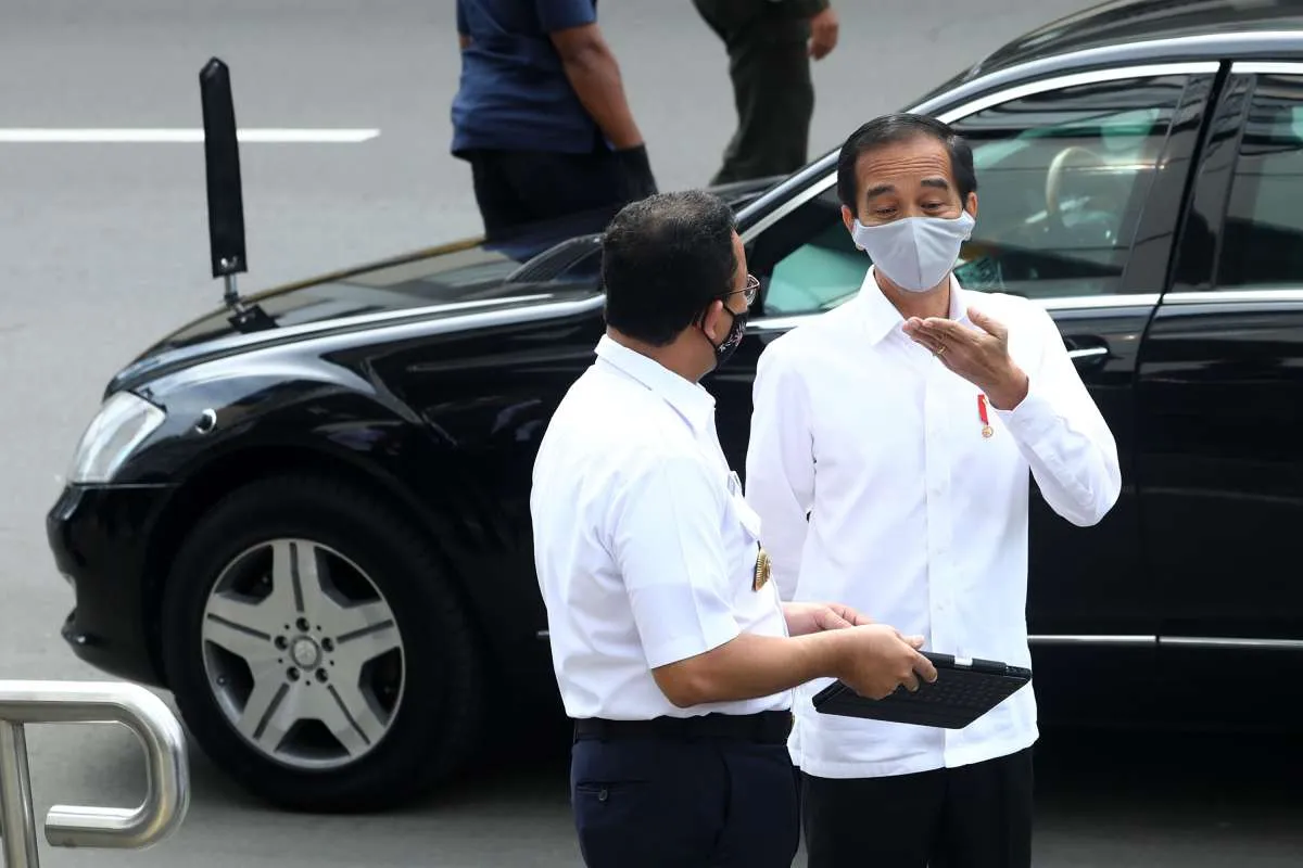 3 Instruksi Jokowi ke Anies dan jajarannya untuk tekan kasus Covid-19 di ibu kota