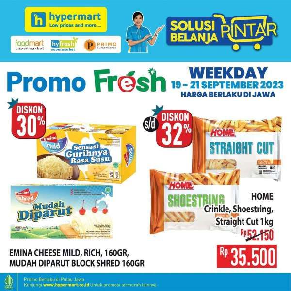 Katalog Promo Hypermart Terbaru 19-21 September 2023, Hyper Diskon Weekday