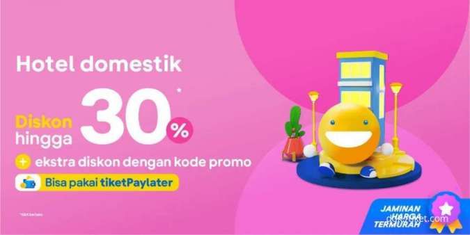 Promo Tiket.com 4-7 Ags 2022, Nikmati Diskon Hotel Domestik Hingga 30%