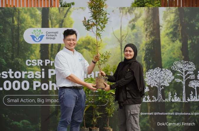 Peringati Hari Bumi, Cermati Fintech Group Tanam 1.000 Pohon di Hutan Kota Bekasi