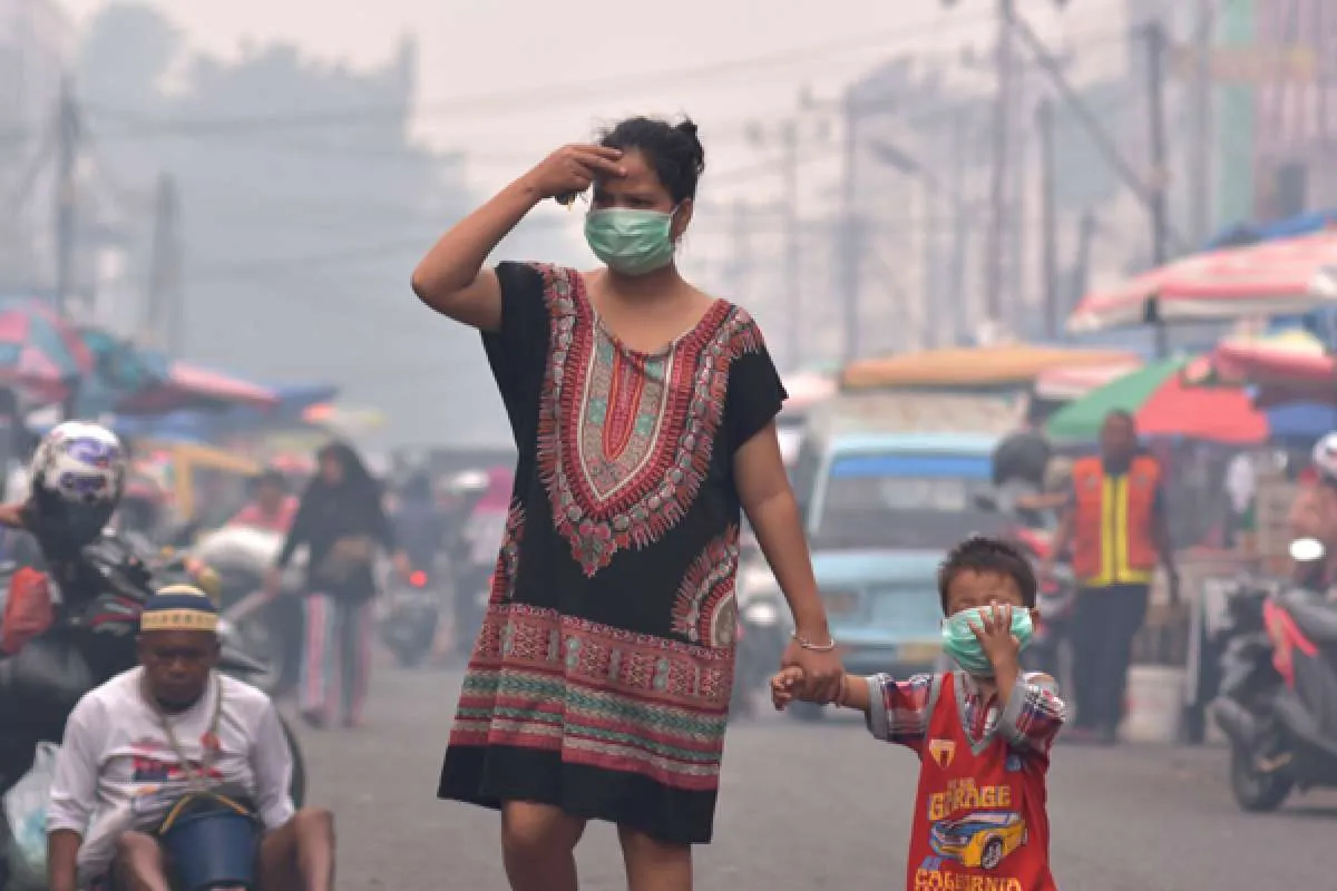 Kualitas udara di Pekanbaru masih tak sehat, berikut imbauan BNPB