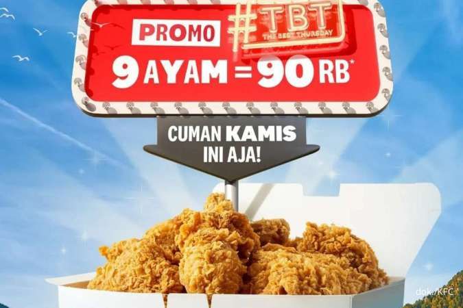 Promo KFC 28 Desember 2023, Paket TBT Hadir Lagi-Golden Chicken Berlumur Saus Keju