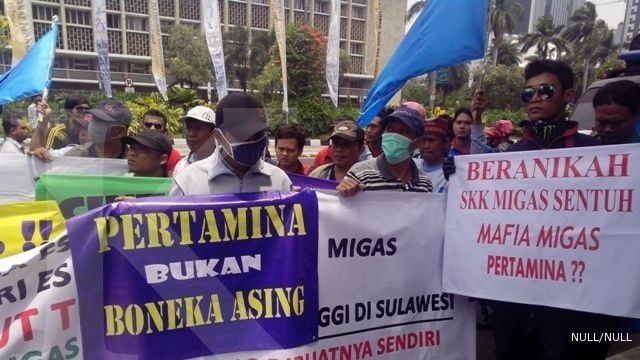 Buruh Cladtek tuntut pemberantasan mafia migas