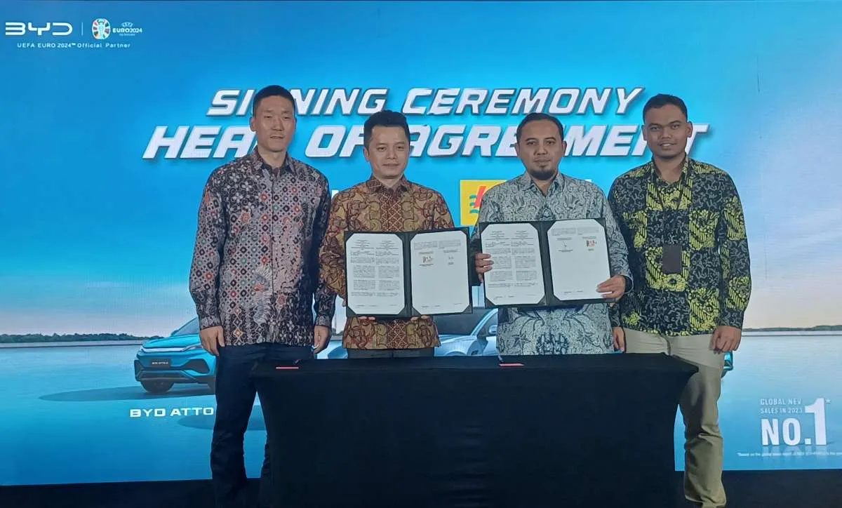 BYD Bakal Pasok 10.000 Mobil Listrik Secara Bertahap untuk Operasional PLN