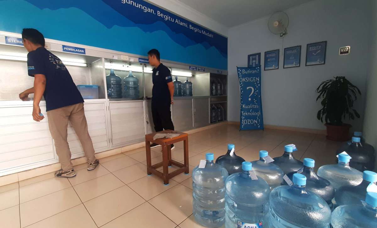 Pengusaha Depot Air Minum Tingkatkan Standar Higienitas 