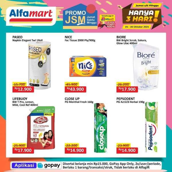 Promo JSM Alfamart 4-6 Oktober 2024