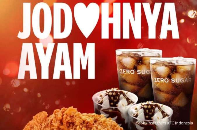 Promo KFC Jodohnya Ayam dengan 4 Menu Double Hanya Rp 59.091, Sampai 14 Februari 2025